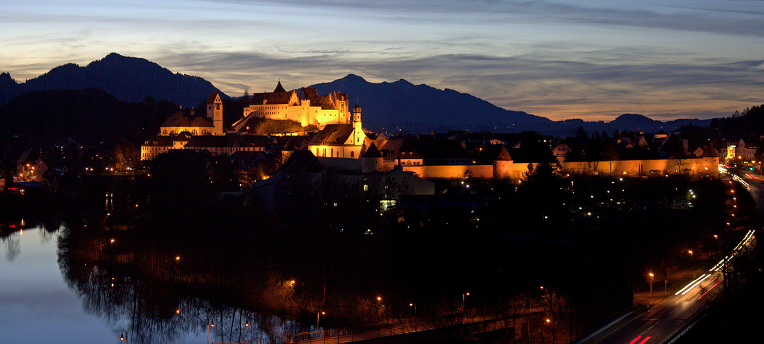 Füssen bei Nacht!