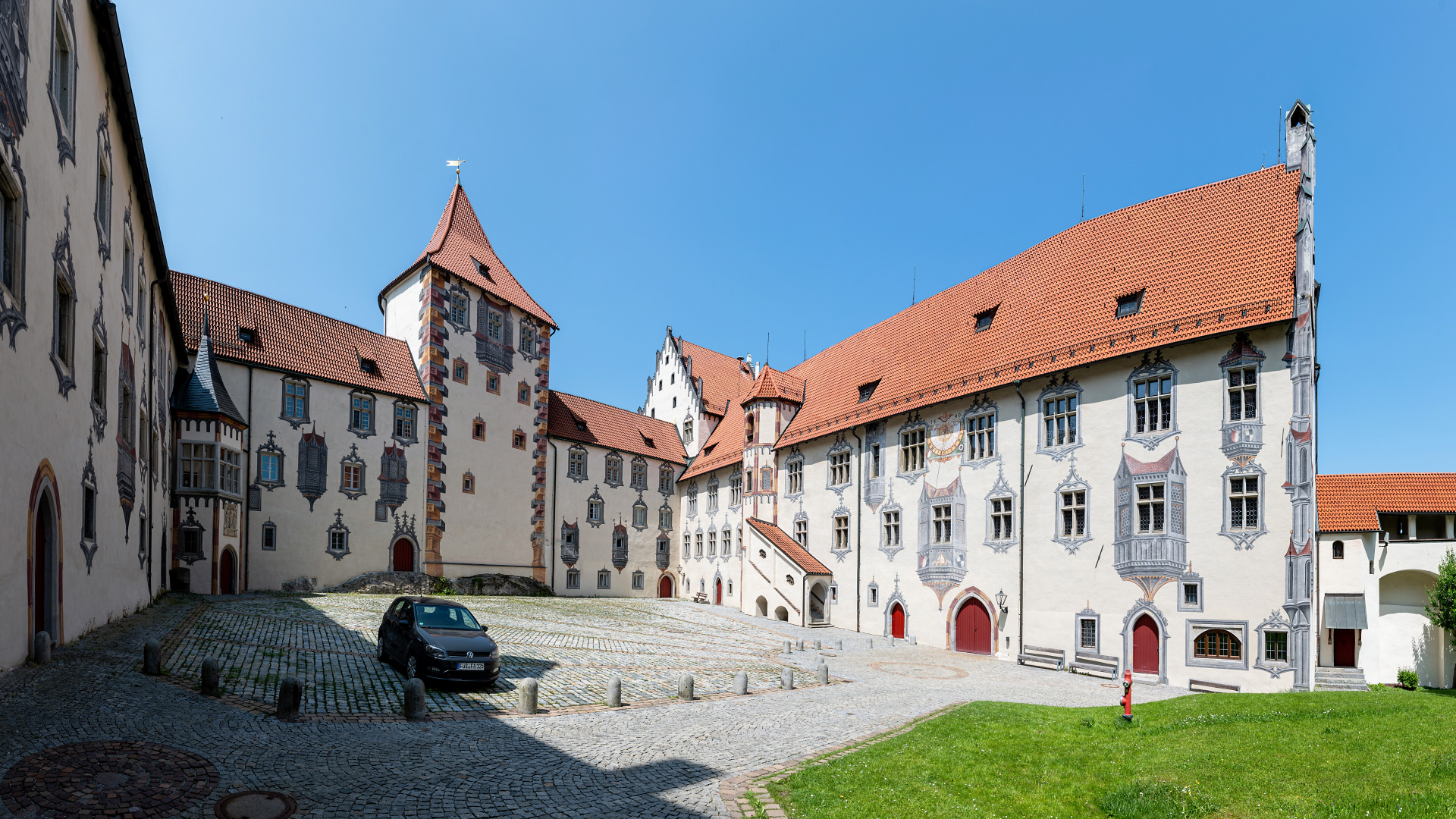 Füssen Hohes Schloss Panorama