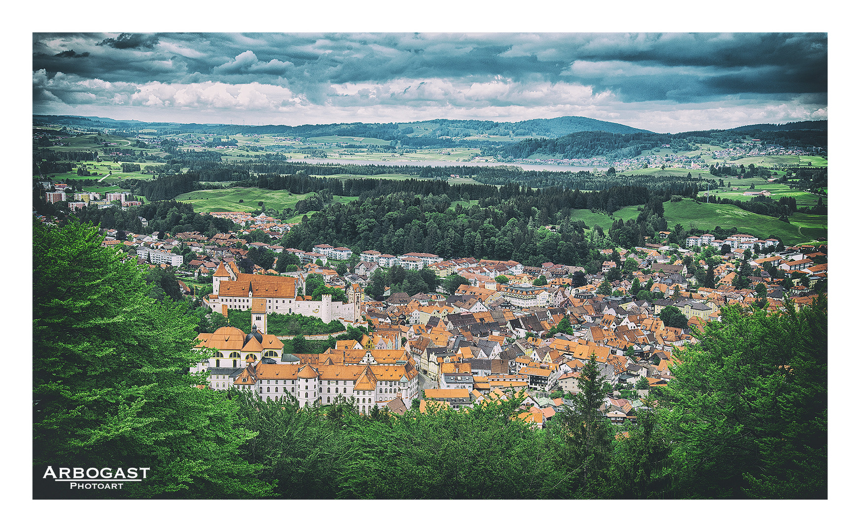 Füssen im Allgäu von Oben