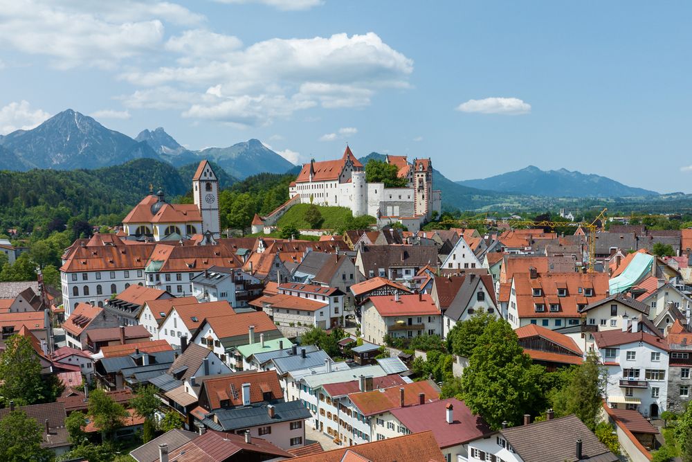 Füssen Quaglio-Merian Blick