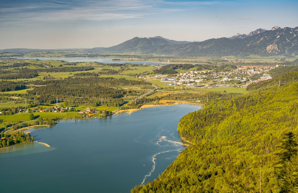 Füssen - Weissensee - Vier-Seen-Blick