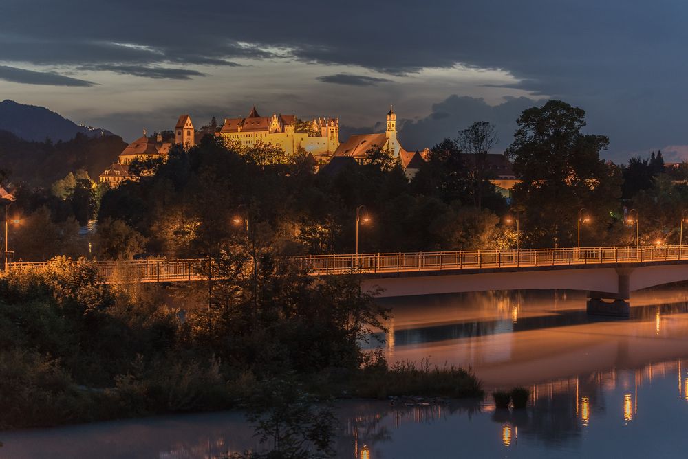 Füssen_Hohes Schloss zur blauen Stunde