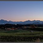 Füssner Land im Tag/Nacht Übergang