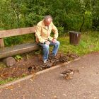 fütterung zeit mit dem Opa