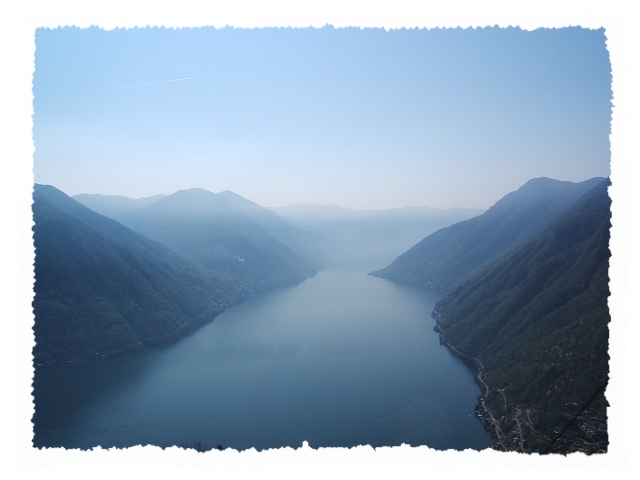 fuga dal lago di como