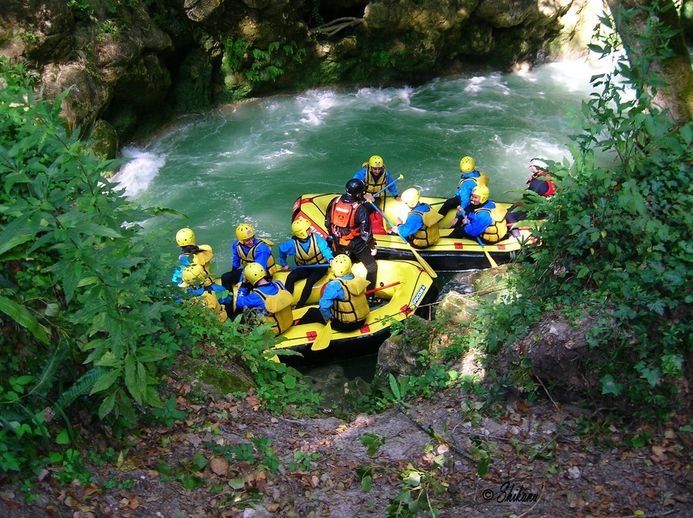 fuga dalla cascata delle marmore (Terni)