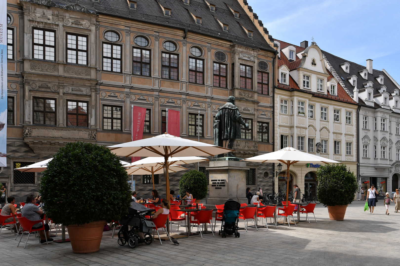 Fuggerplatz, Juli 2017