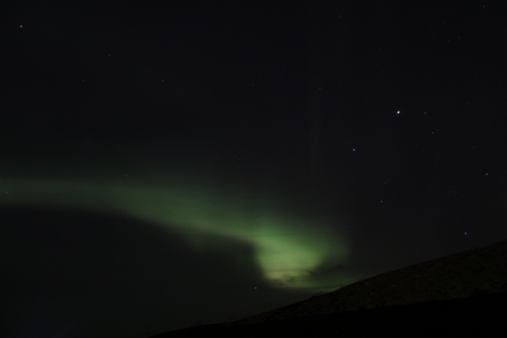 Fuhrmann mit Nordlicht