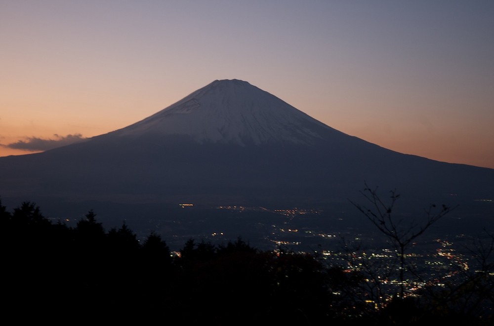 Fuji im Abendlicht