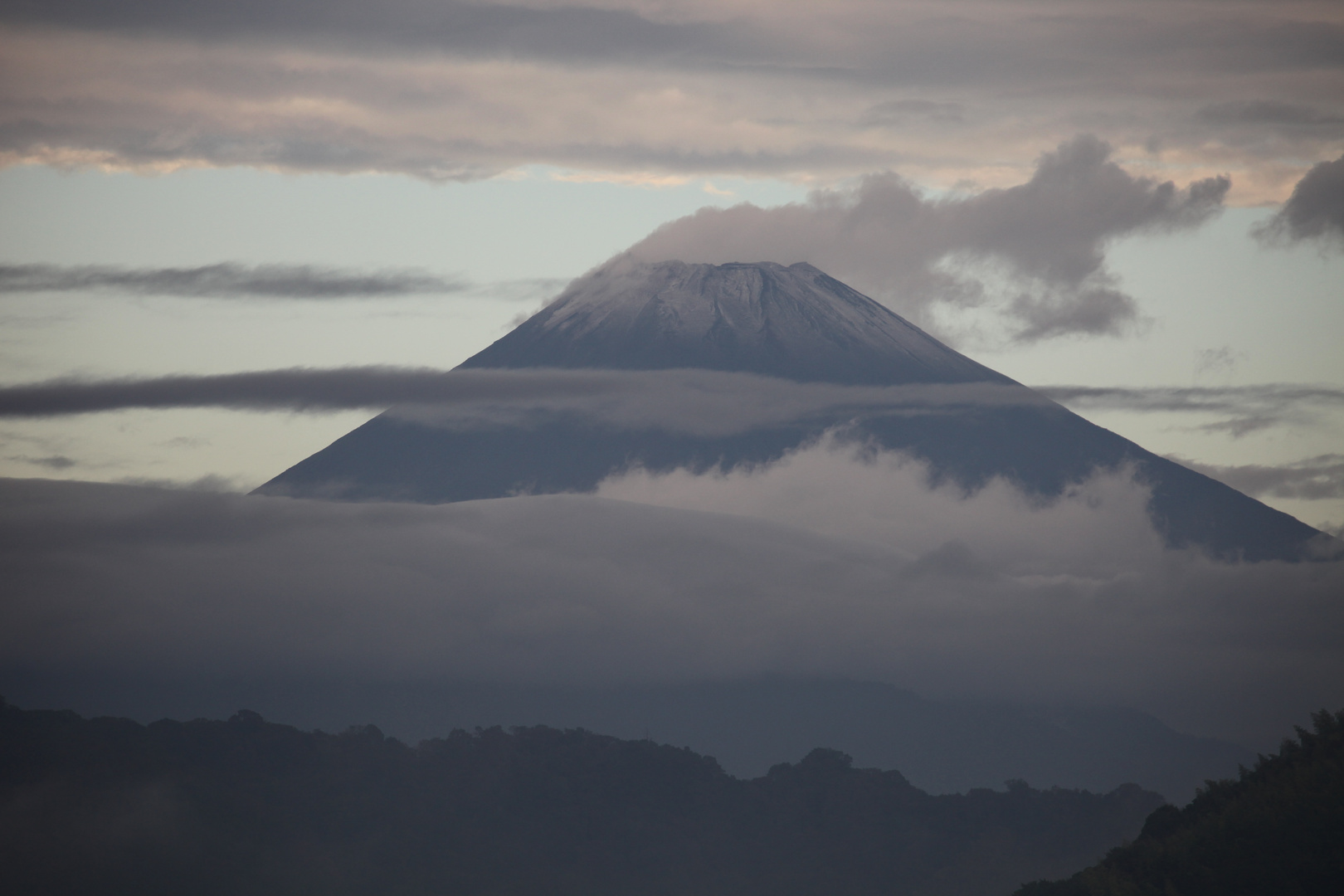 Fuji'san after rain