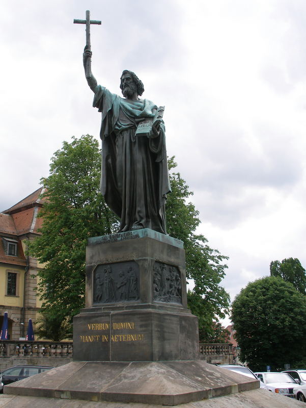 FULDA 12 " BONIFATIUSSTATUE " Foto & Bild deutschland, europe, hessen Bilder auf