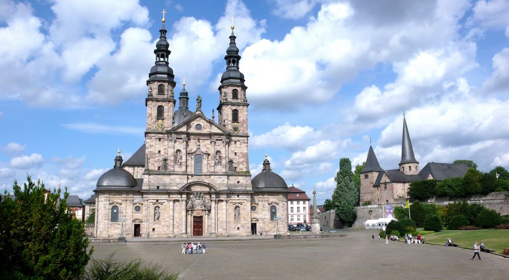 Fulda Dom und die Michaelskirche Foto & Bild deutschland, europe