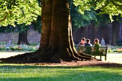 Fulda, Schlosspark, Frühlingssonne