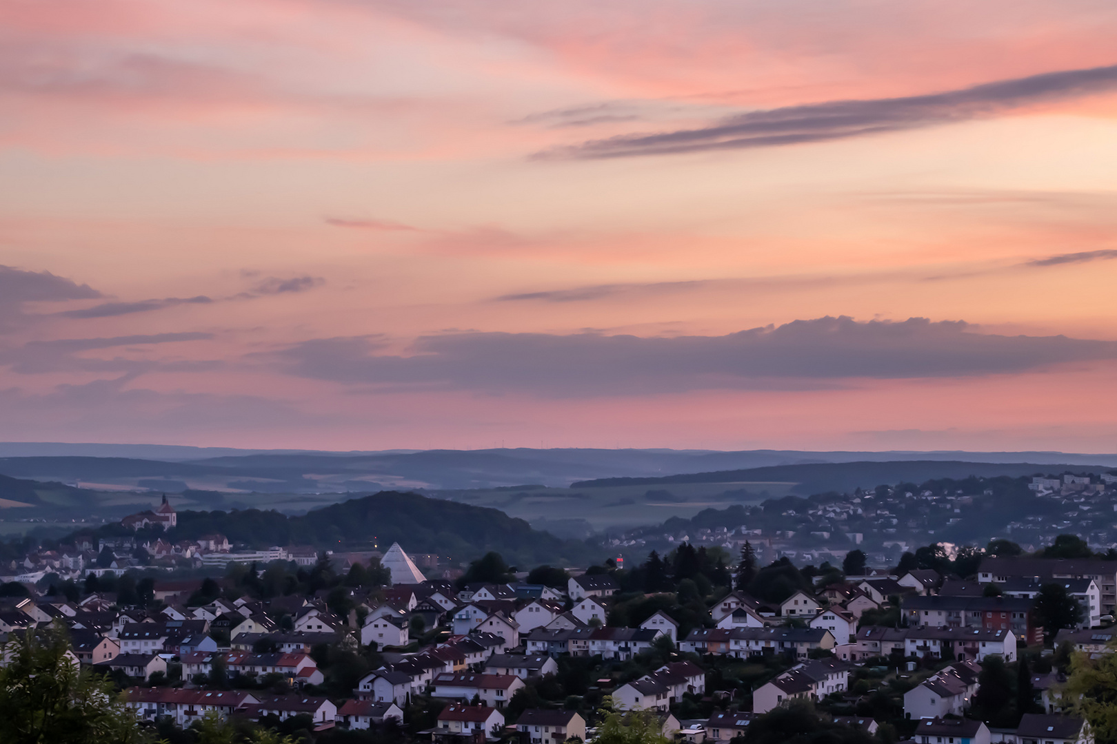 Fulda Sonnenuntergang