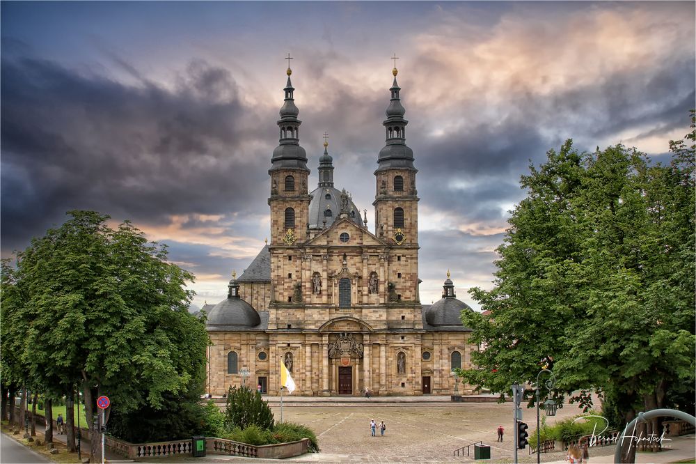 Fulda. und sein Dom Foto & Bild wolken, kirche, licht Bilder auf