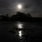 full moon above the Ruhr