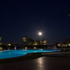 Full moon at Hotel Tropitel Dahab Oasis