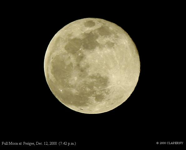 Full moon at perigee