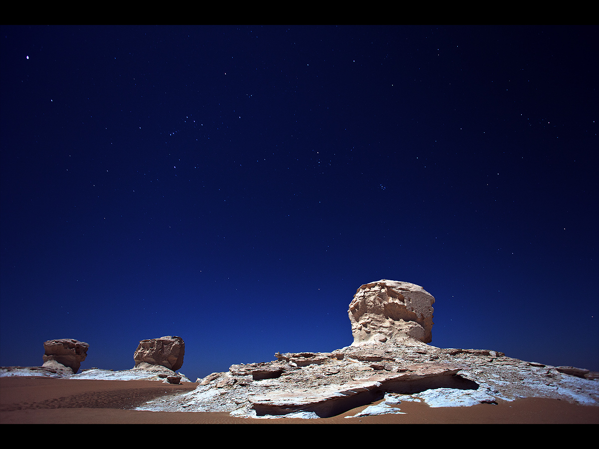 Full Moon At White Desert