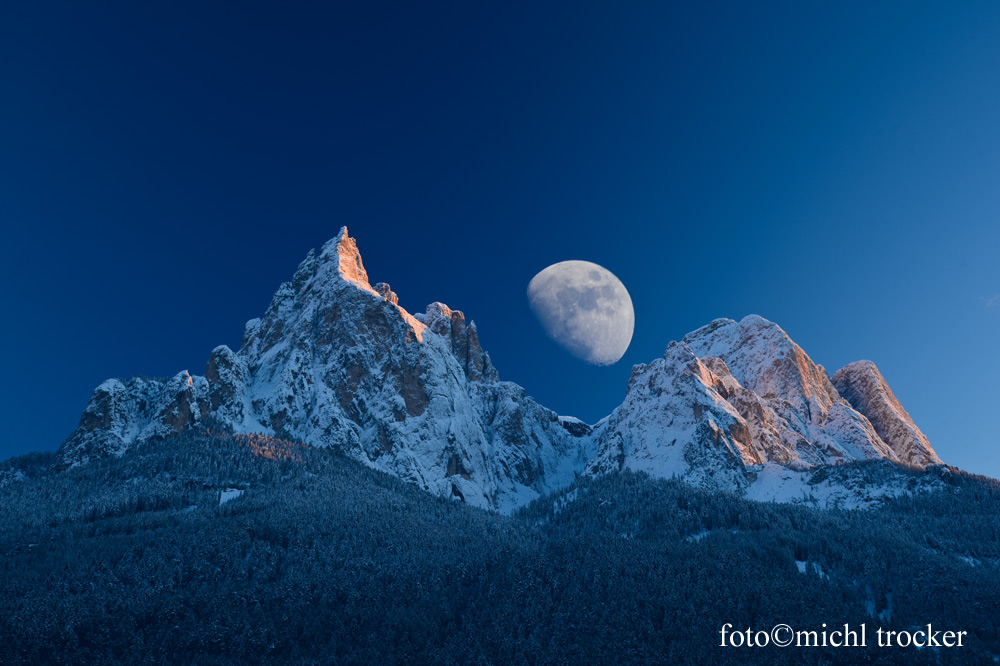 Full Moon enjoying the sun after days of snow