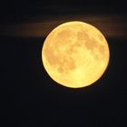 Full Moon in Front of a Cloud