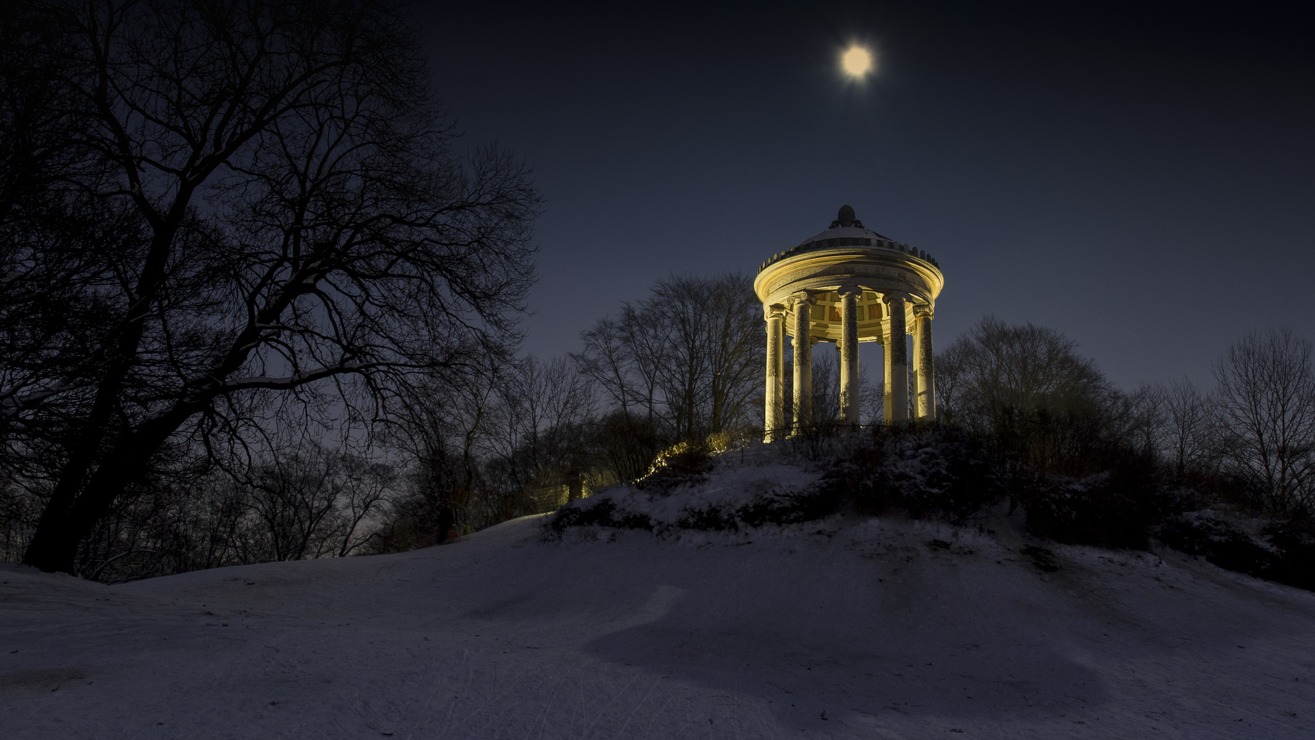 Full Moon In Winter