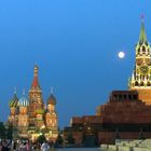 Full moon on the red square