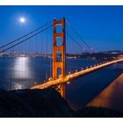 Full Moon over Golden Gate Bridge