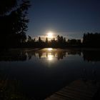 Full moon over Lempäälä Finland