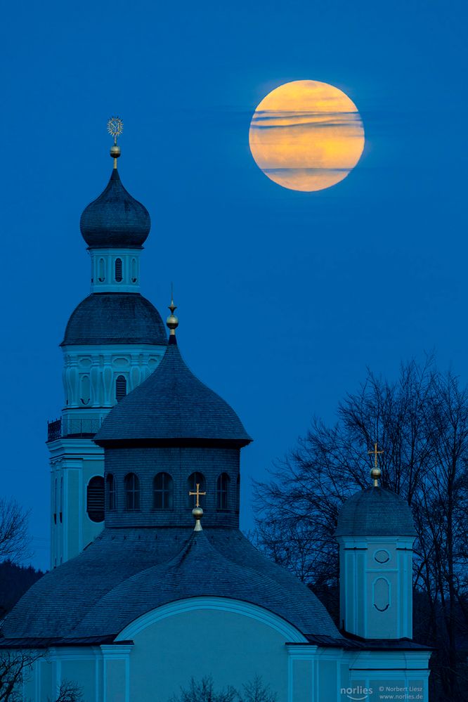 Full moon over Maria Birnbaum