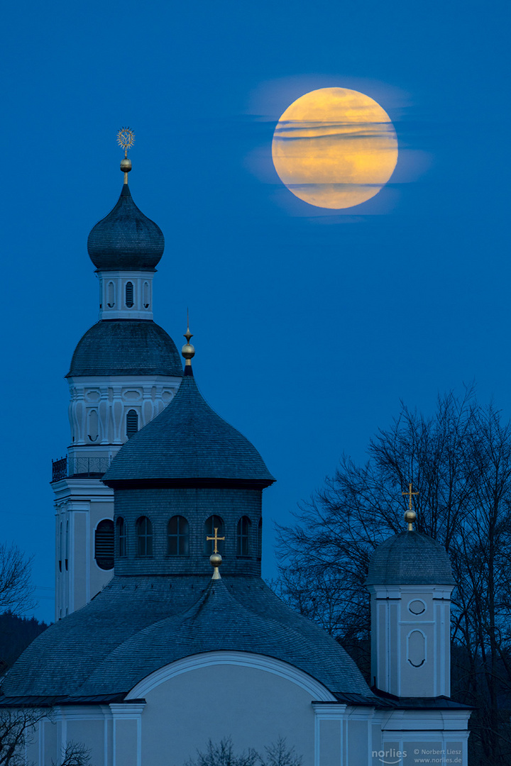 Full moon over Maria Birnbaum