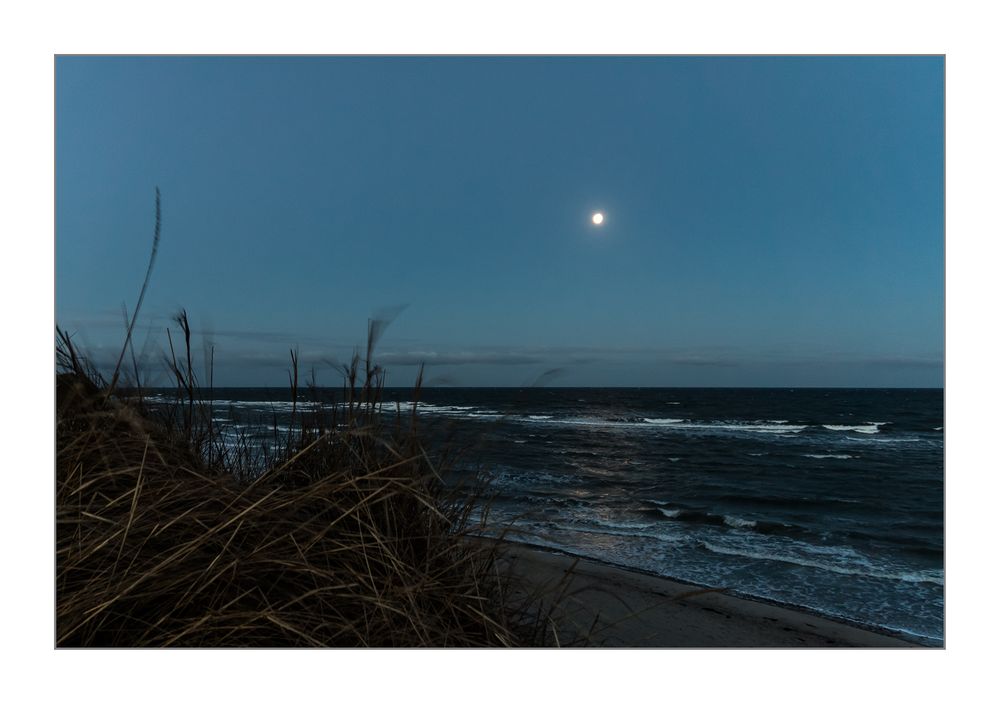 Full Moon over the Baltic Sea