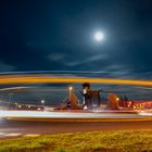 Full Moon over the roundabout 