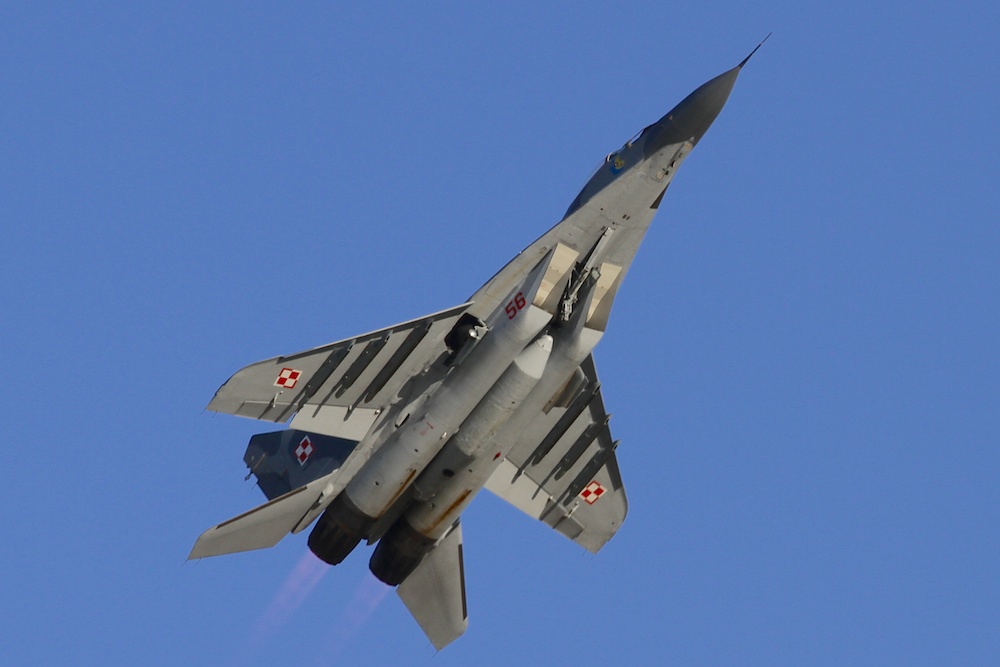 Full Power mit Nachbrenner MIG29