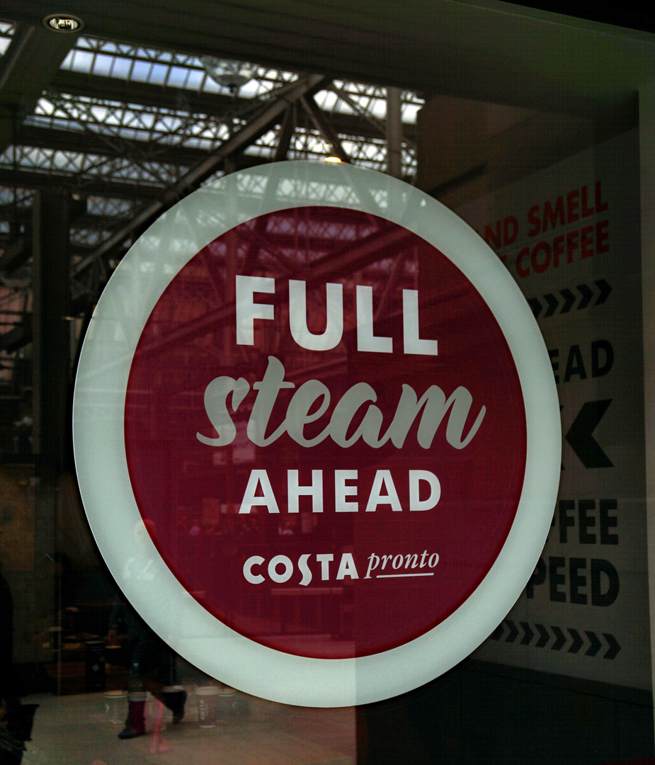 FULL steam AHEAD !