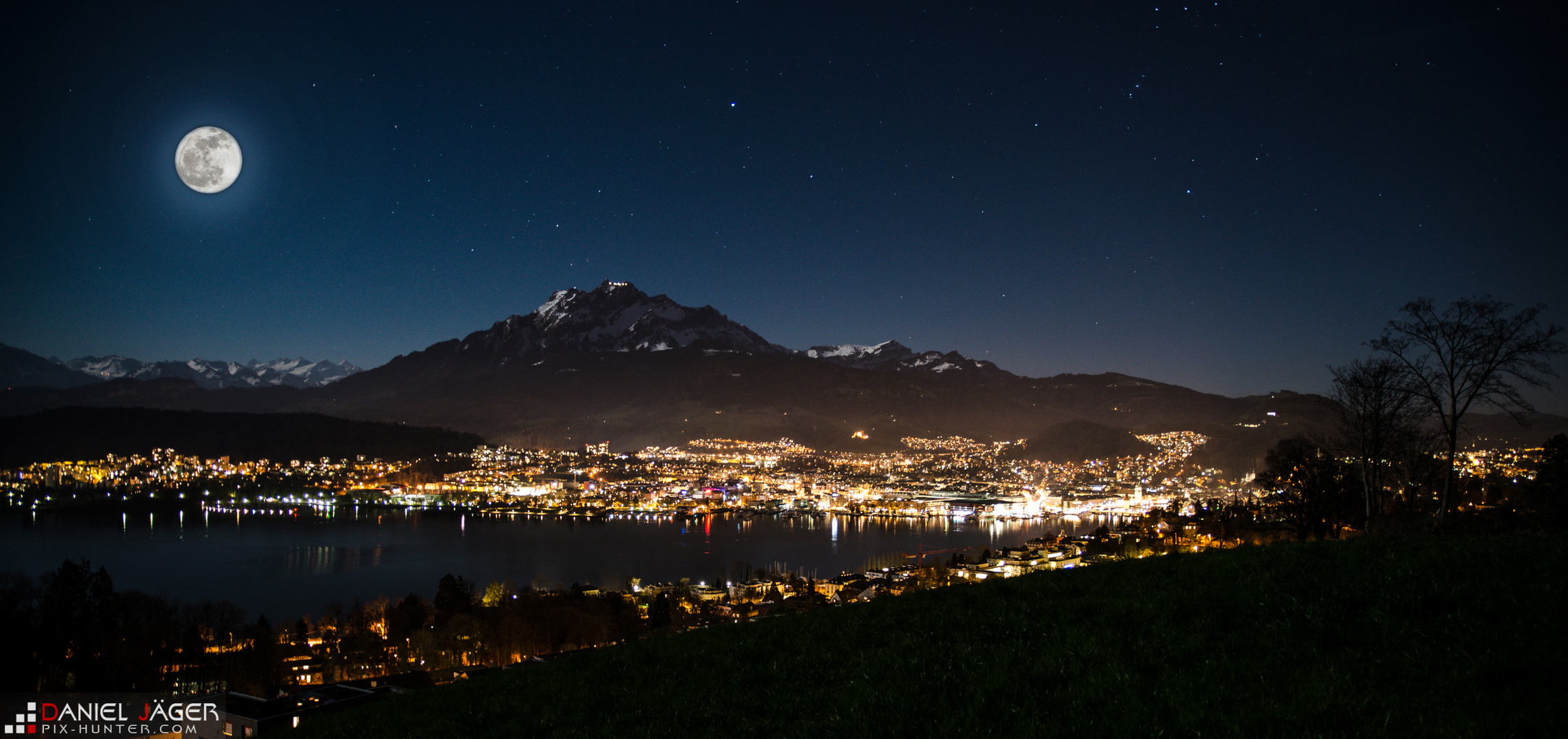 fullmoon over Lucerne