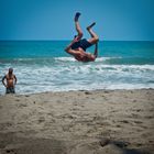 Fun in the Caribbean sun, Beach of Palomino, COL