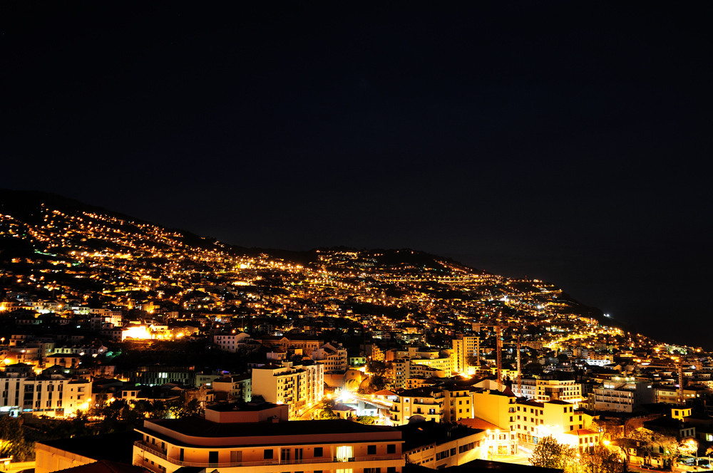 Funchal bei Nacht