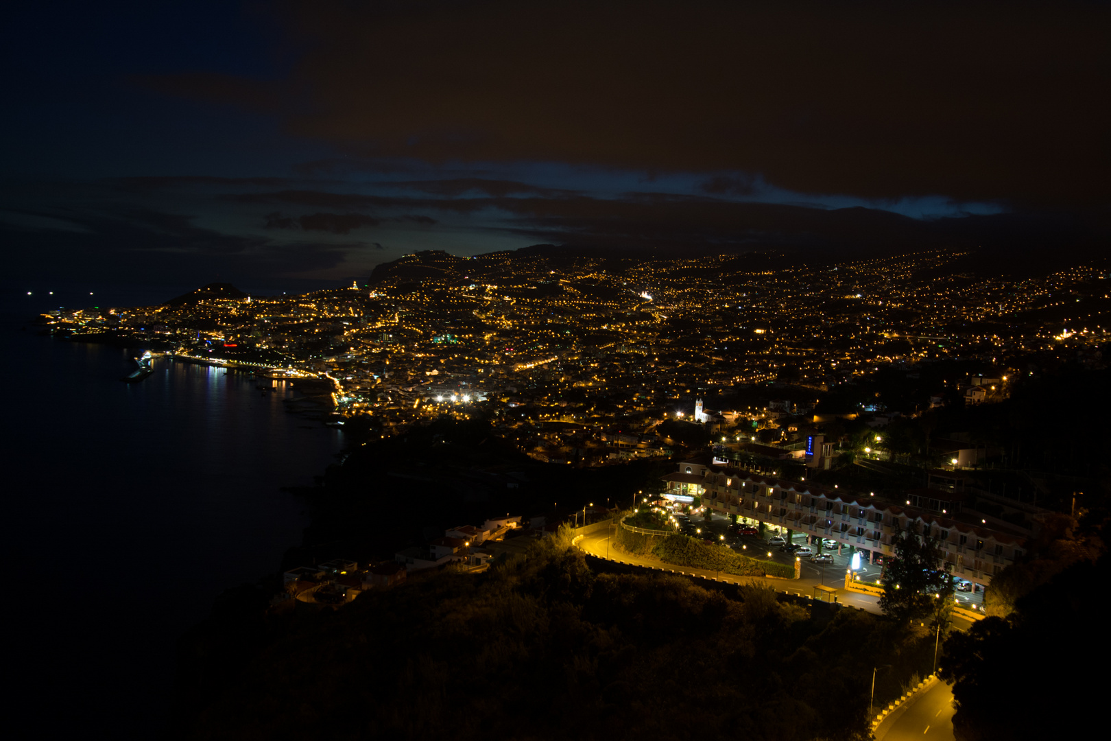 Funchal bei Nacht