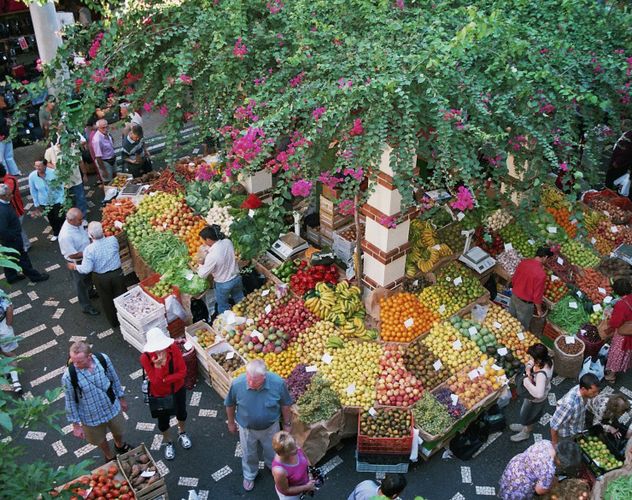 Funchal Blumen Markt