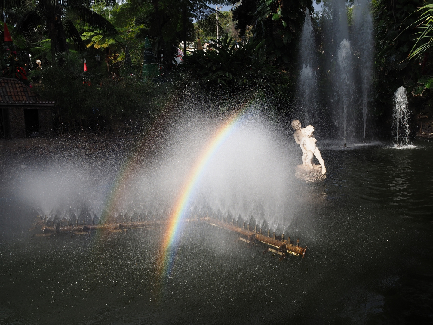 Funchal, Brunnen im Stadtgarten