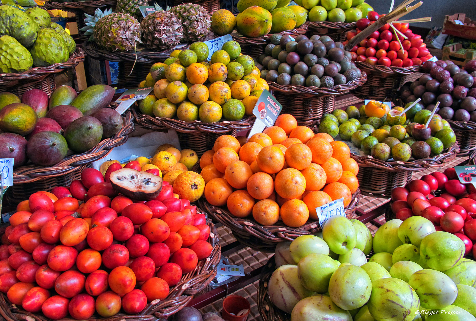 Funchal fruit market