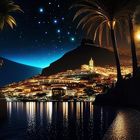 Funchal scintille la nuit tombée