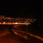 Funchal Strand bei Nacht