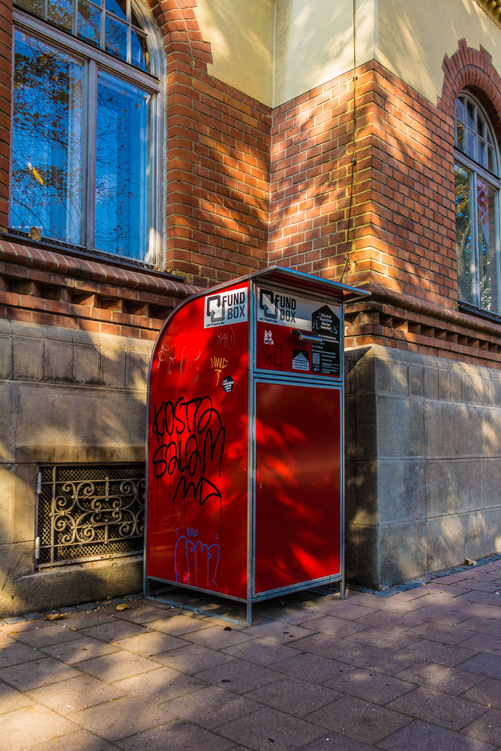 Fund-Box beim Amtshaus Brigittenau