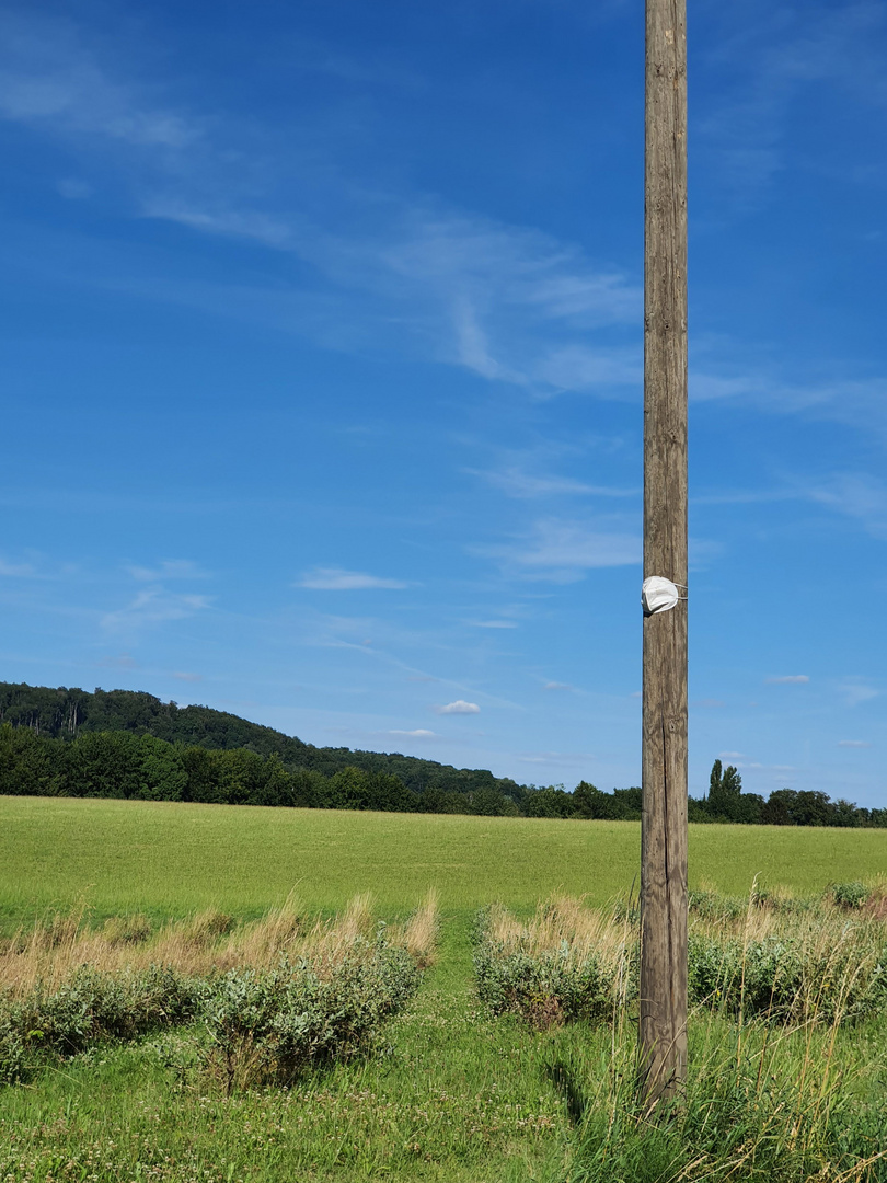 Fundstück - Häuptling Adlerschnabel hat seine Maske an den Nagel gehängt..