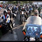 funeral of motorcyclist