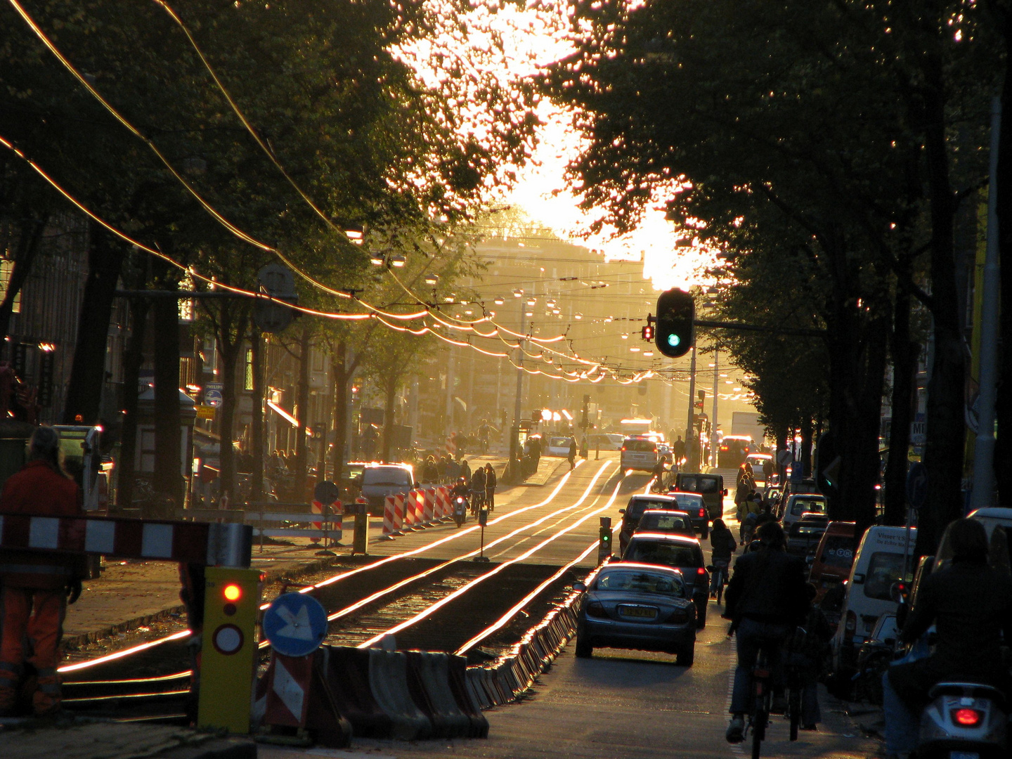 Funkelstraße in Amsterdam