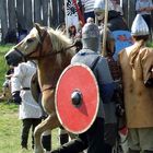 Funkenburgfest / gepanzerter Reiter