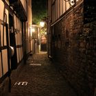 Funkengasse bei Nacht